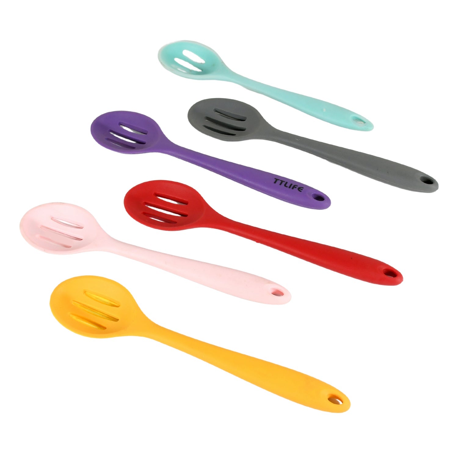 Multipurpose Silicone Spoon, Silicone Basting Spoon Non-Stick Kitchen Utensils Household Gadgets Heat-Resistant Non Stick Spoons Kitchen Cookware Items For Cooking and Baking (6 Pcs Set) Multipurpose Silicone Spoon, Silicone Basting Spoon Non-Stick Kitchen Utensils Household Gadgets Heat-Resistant Non Stick Spoons Kitchen Cookware Items For Cooking and Baking (6 Pcs Set)